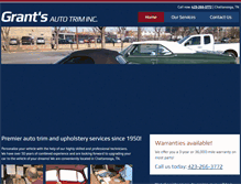 Tablet Screenshot of grantsautotrimtn.com